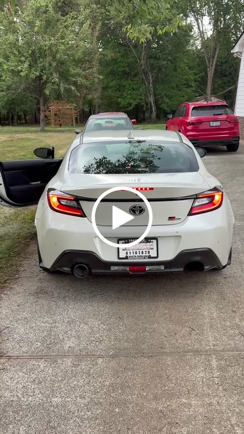 Customer video review of Exhaust, Axle Back for 2022-2026 BRZ/GR86