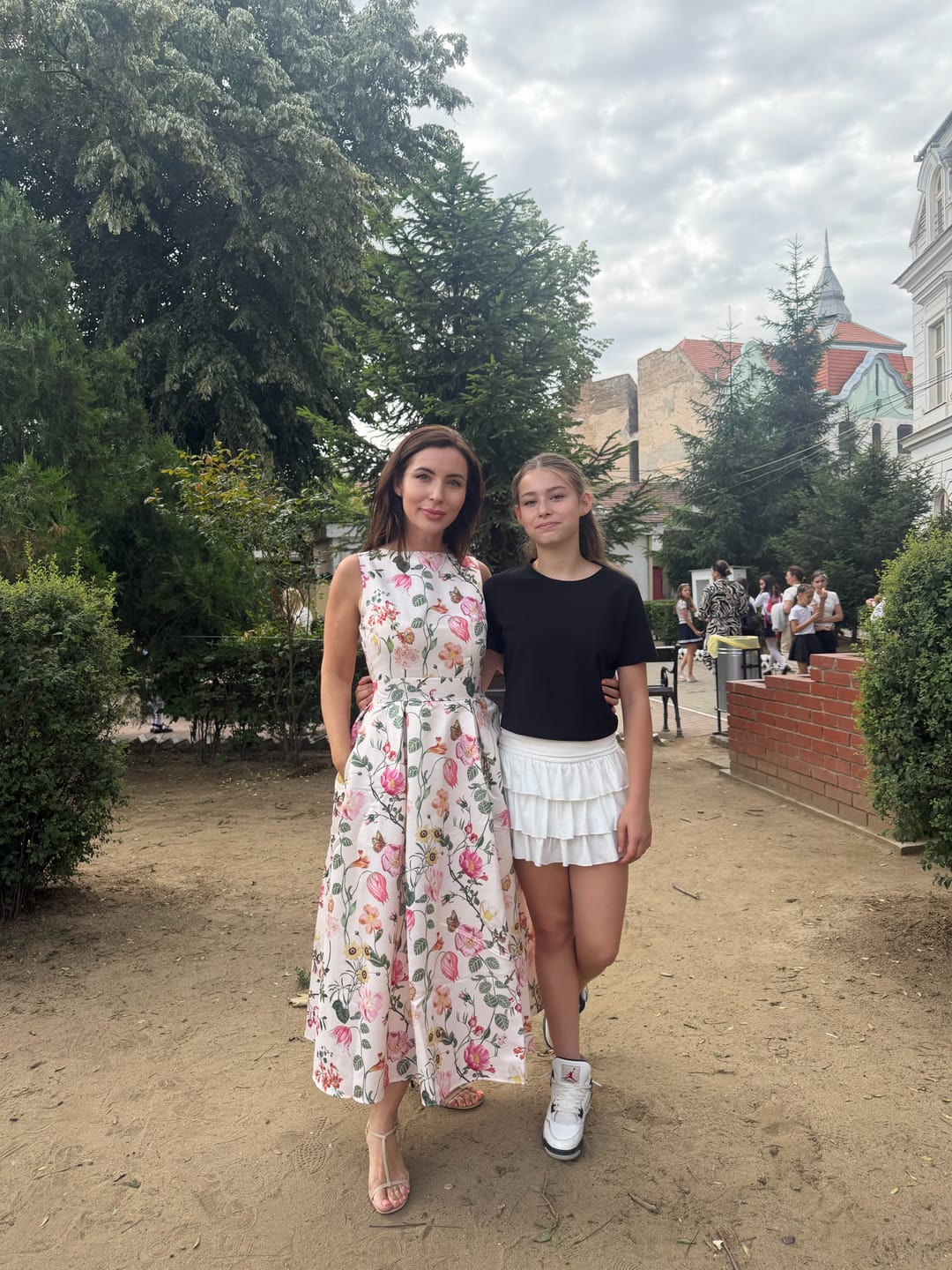 Customer photo review of Rochie midi Vadya cu pliuri si imprimeu floral