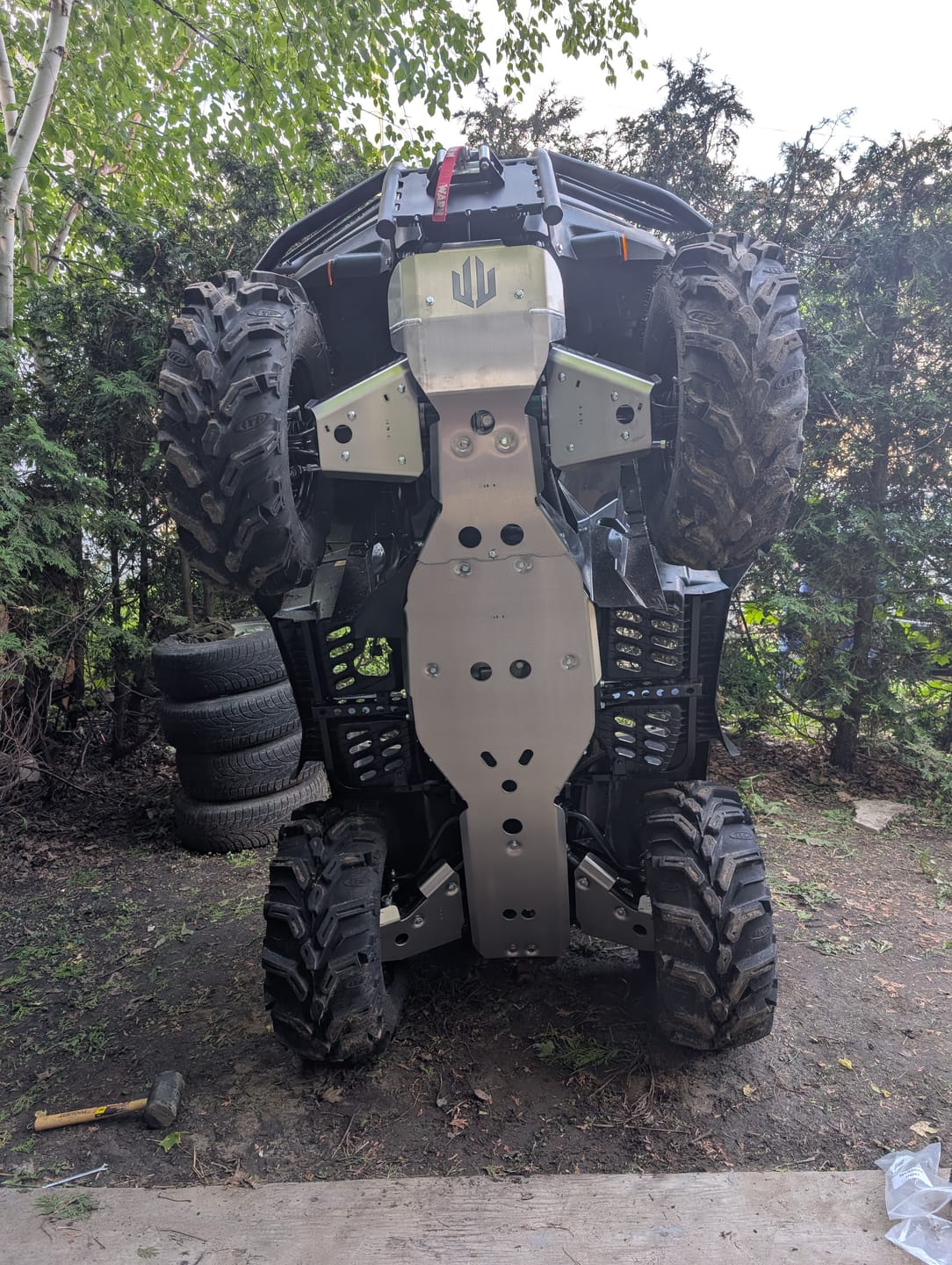 Customer photo review of Full Frame Skid Plate Kit — Suzuki KingQuad 450/500/700/750 (2005—26)