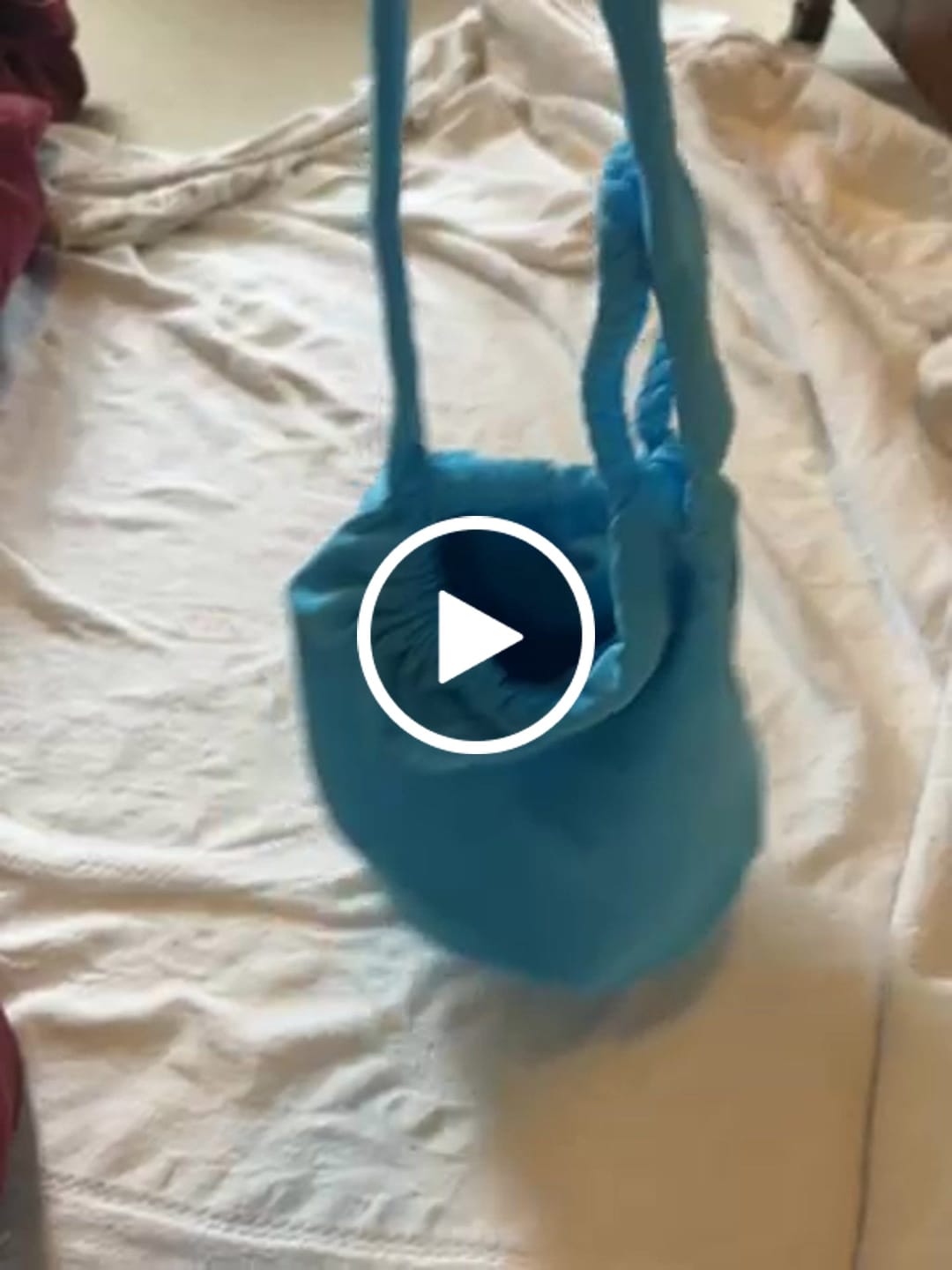 Customer video review of Carry All Bag - Electric Blue