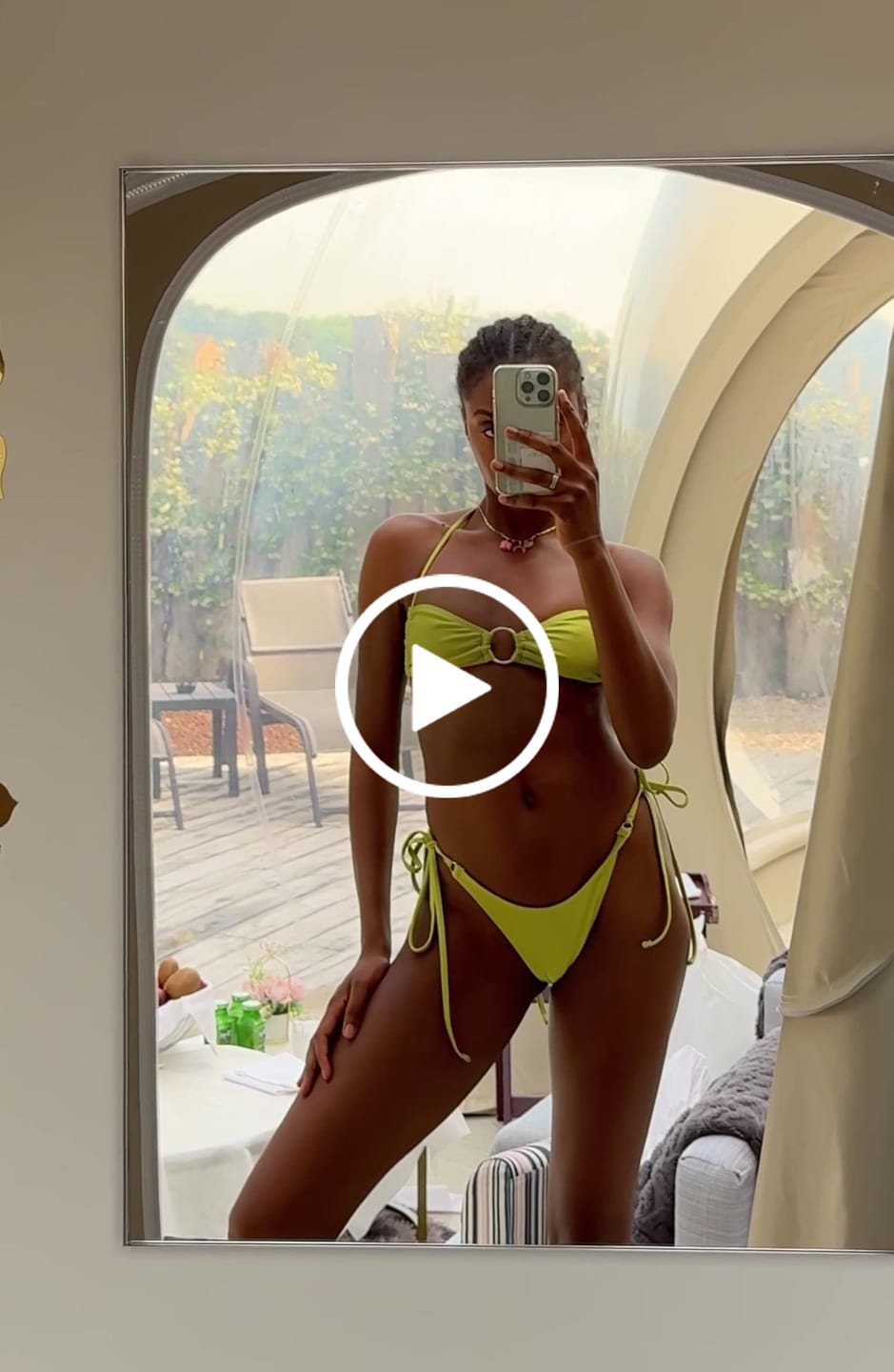 Customer video review of Kala Top - Citrus Green Shine