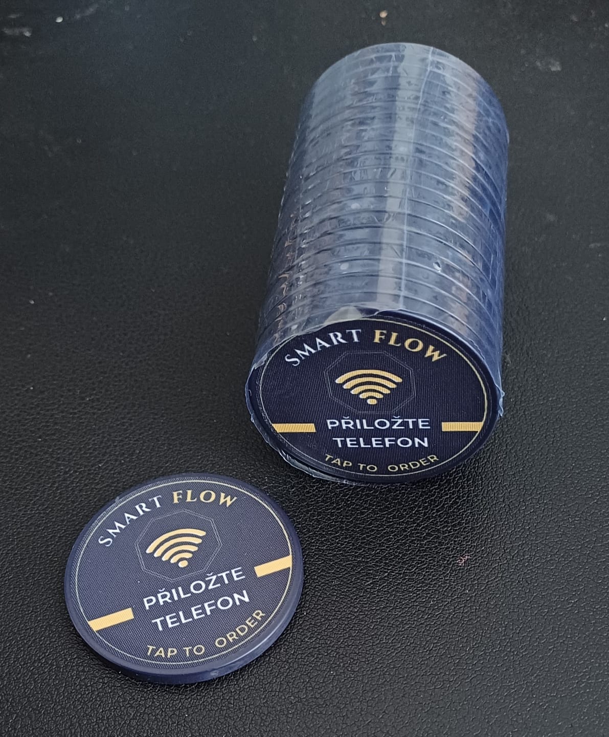 Customer photo review of Custom Ceramic Poker Chips
