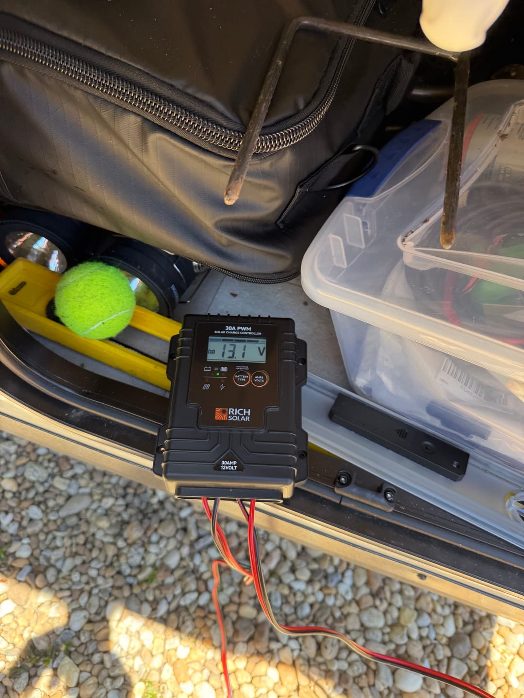 Customer photo review of BRAVO Waterproof 30 | 30 Amp Waterproof PWM Solar Charge Controller | Waterproof 30A 12V PWM Controller for RVs, Trailers, Campers, Vans, Boats, Off-Grid | #1 Waterproof Solar Controller