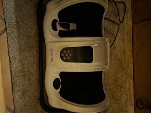 Customer photo review of Fot- og leggmassasjeapparat med fjernkontroll
