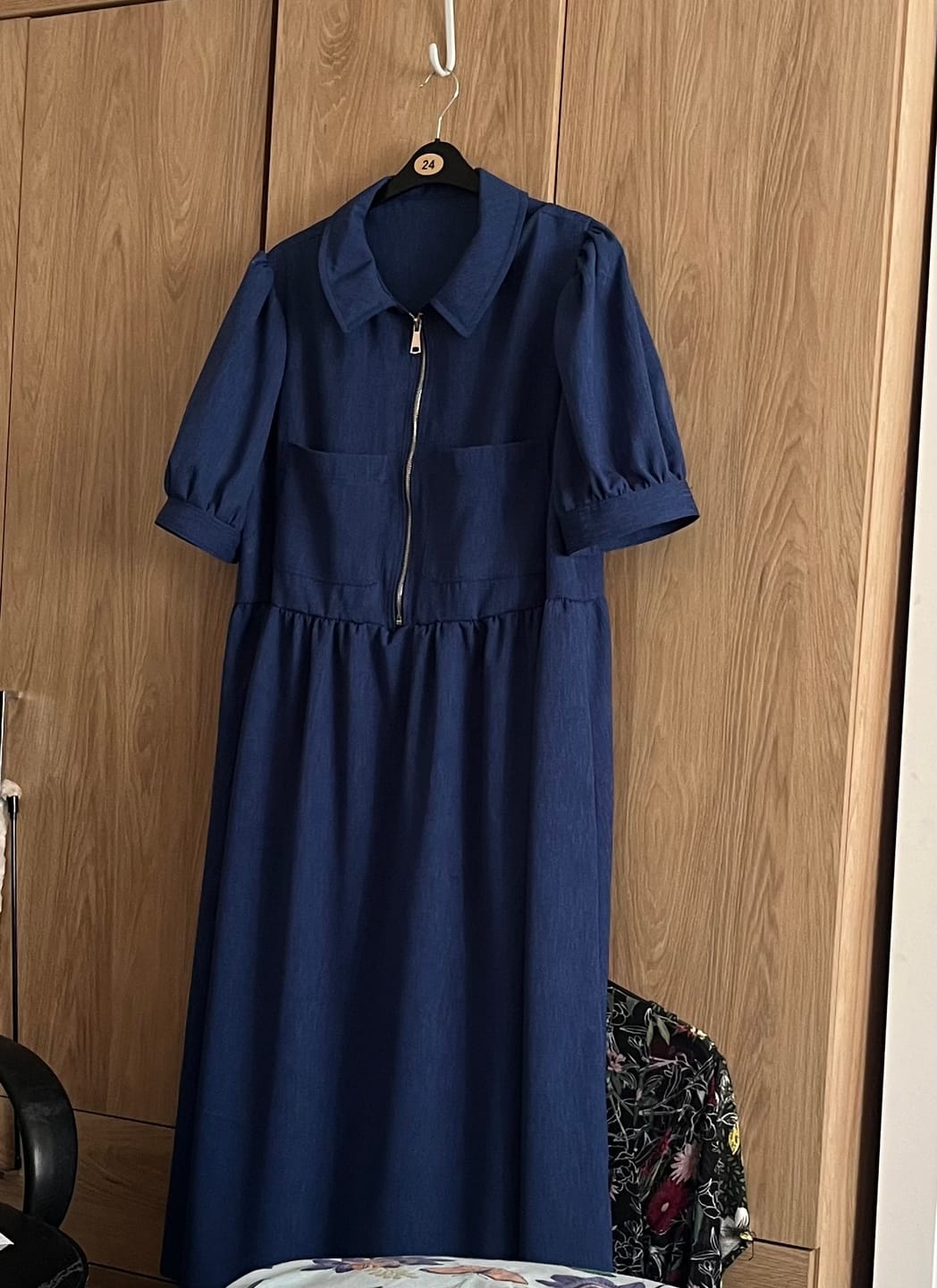Customer photo review of Classic Linen Look Polyester Fabric