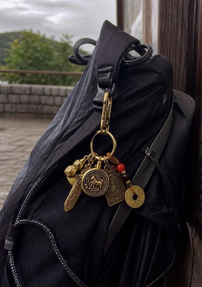 Customer photo review of FuAttract Protection Wealth Pixiu Chinese Zodiac Guardian Calabash Cinnabar Keychain
