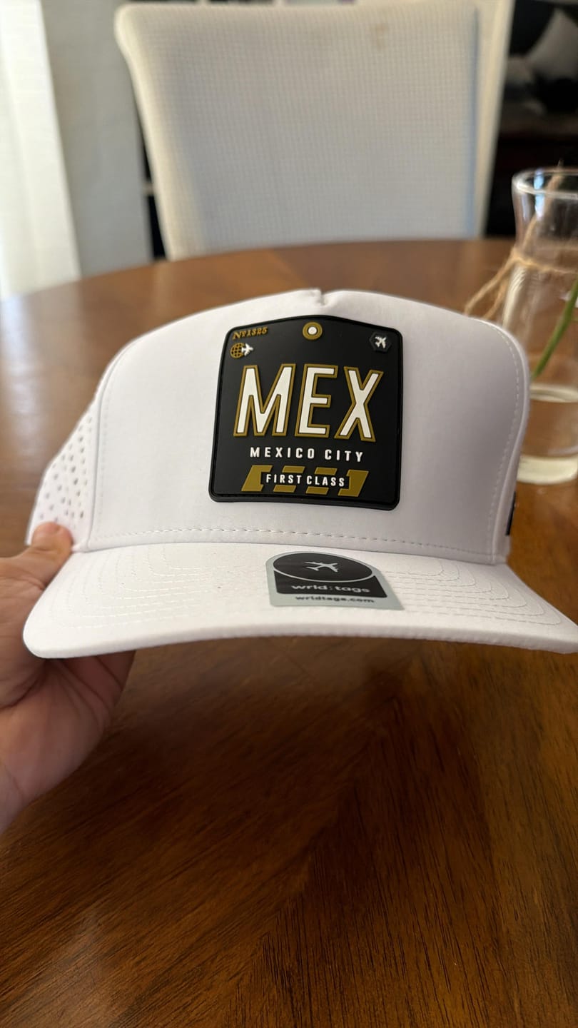 Customer photo review of Mexico City Performance Hat