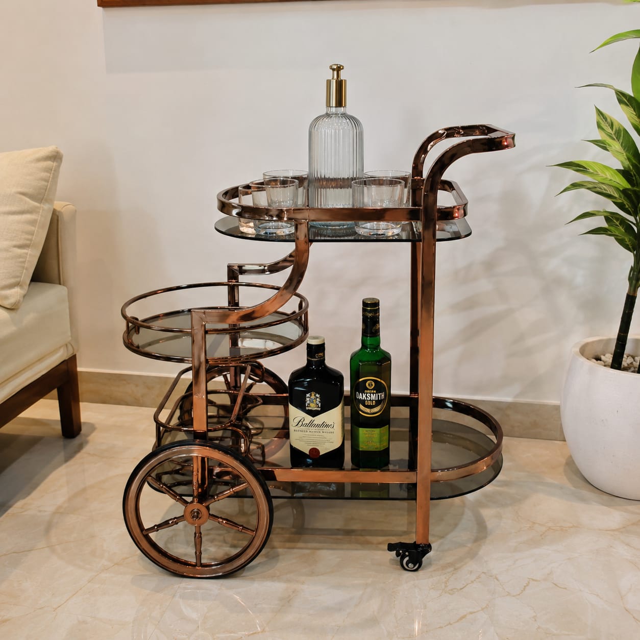 Customer photo review of Muskaan Serving Cart | Serving Trolley