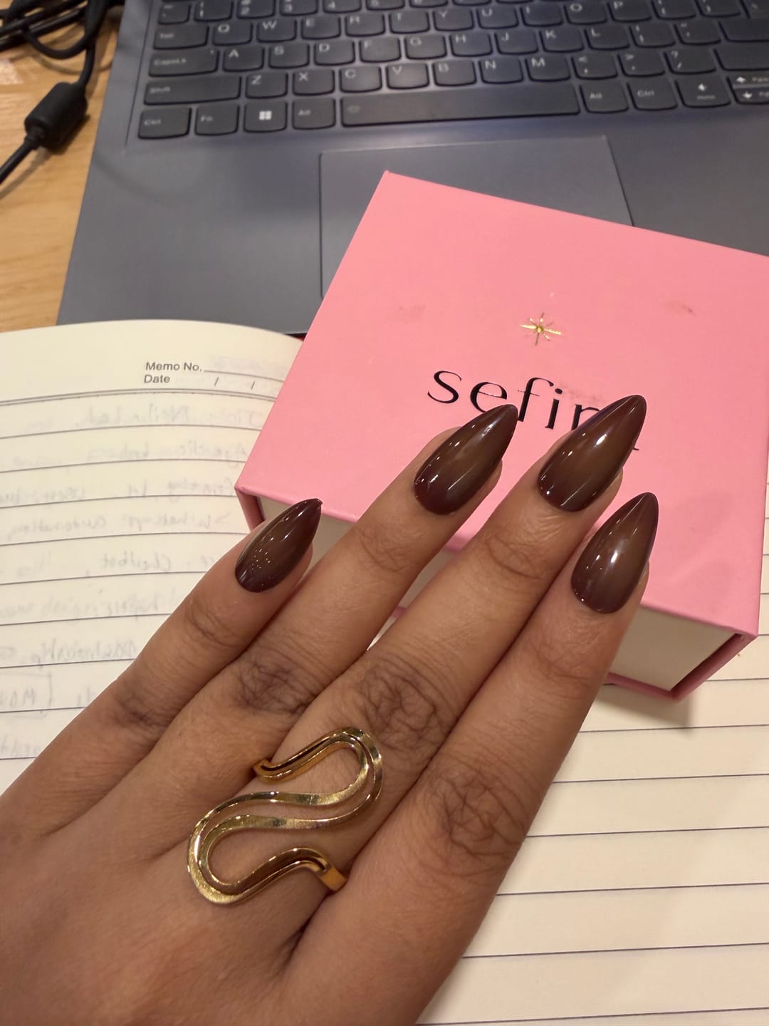 Customer photo review of Infinity Drift Ring