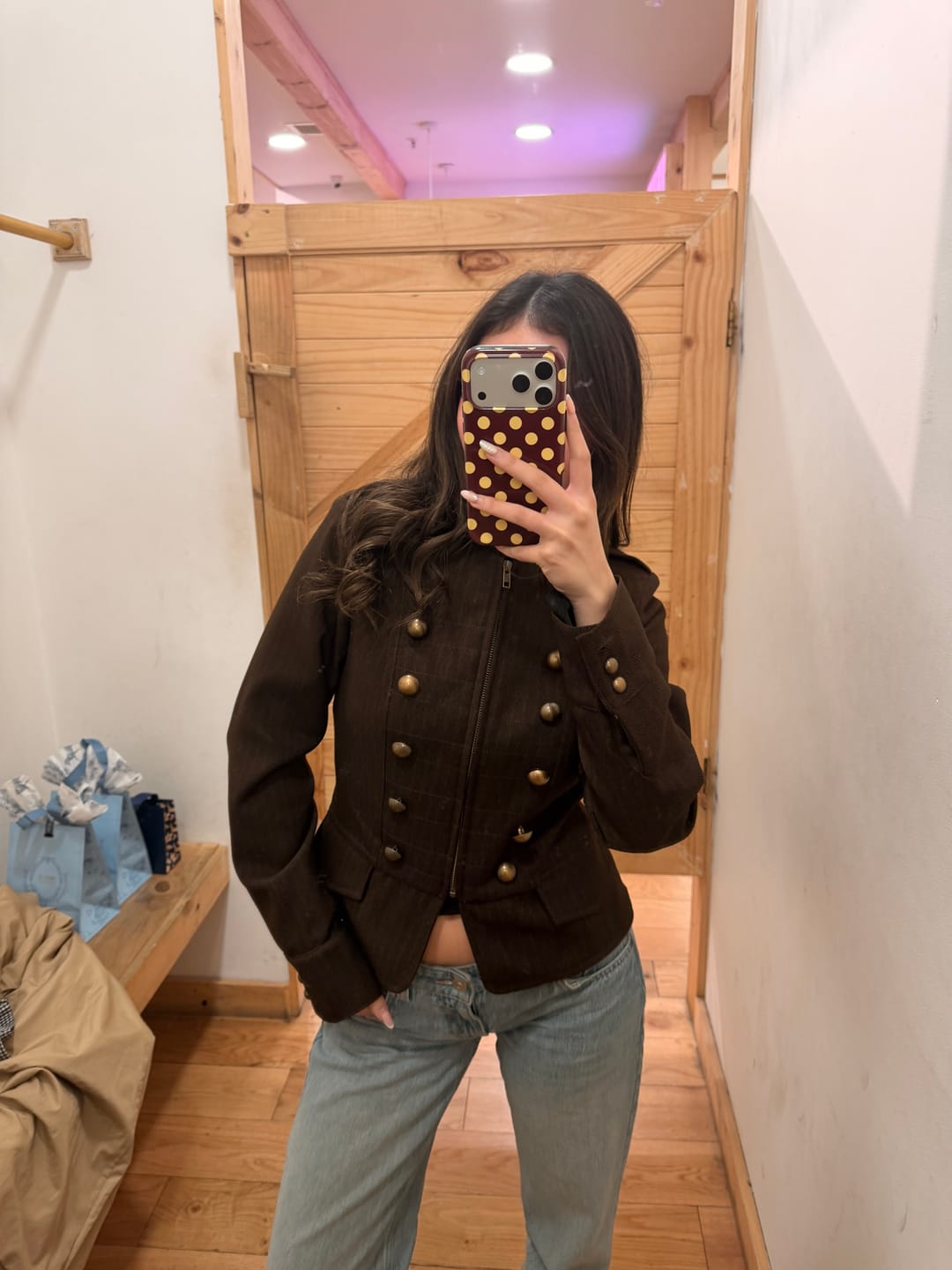 Customer photo review of Chaqueta Napoleónica Navy