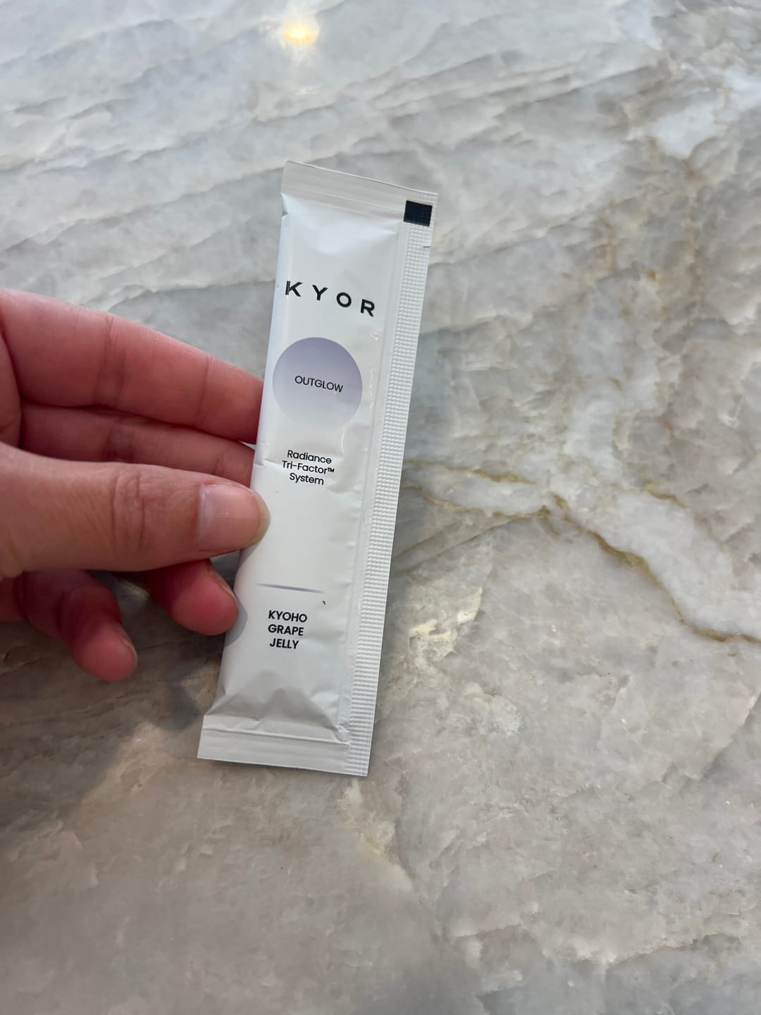 Customer photo review of OUTGLOW - Radiance Tri-Factor™ Jelly