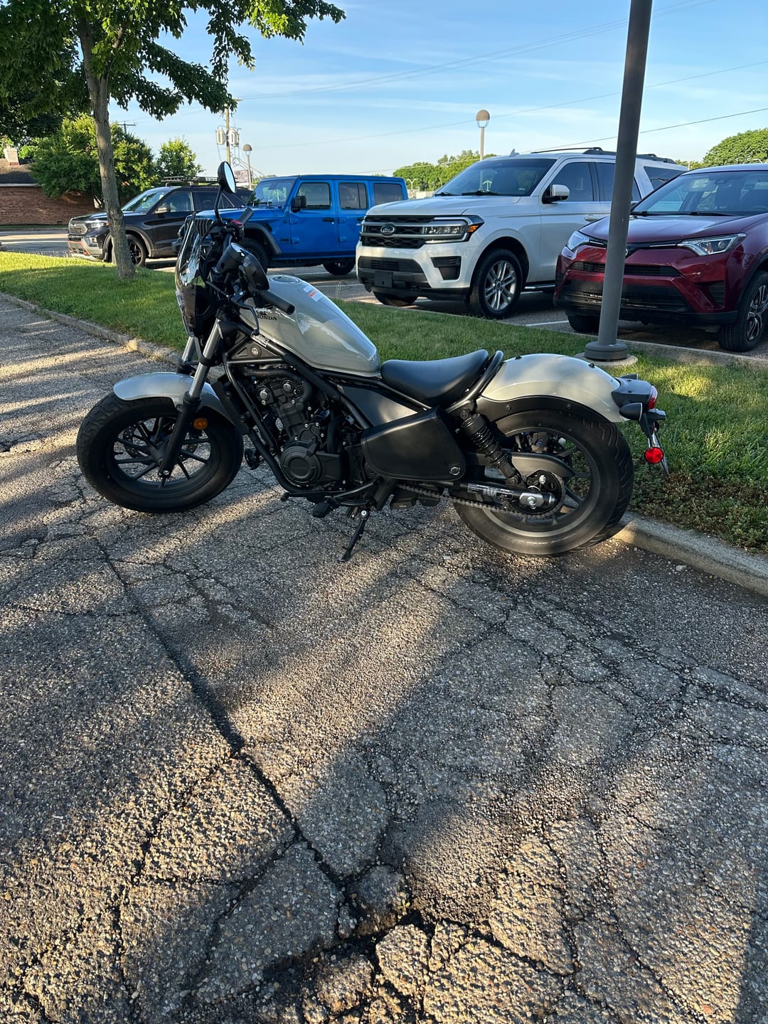 Customer photo review of 3L - Sprinter Harley Sportster Motorcycle Swing Arm Bag