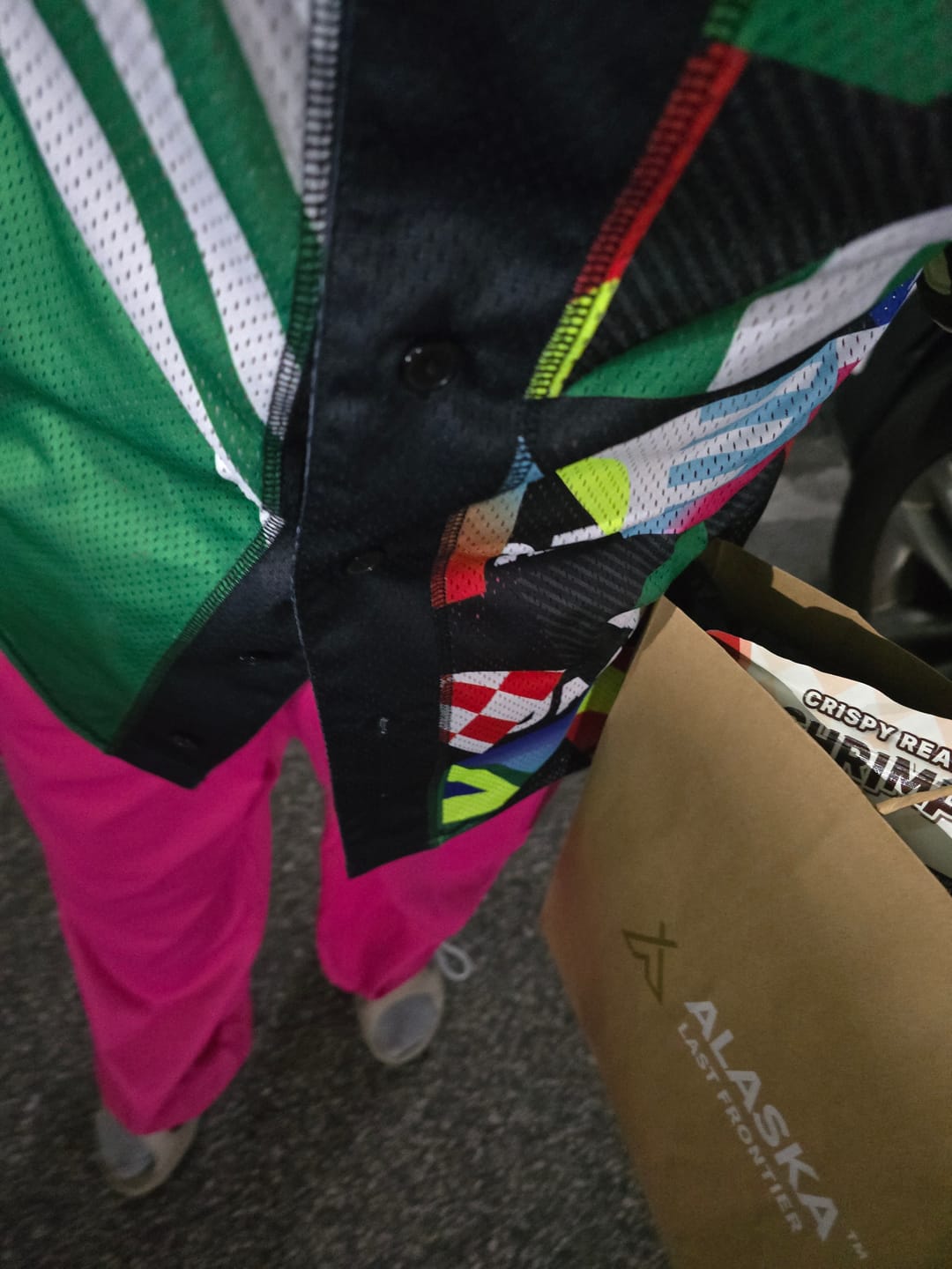 Customer photo review of Worldwide Baseball Button Up Jersey