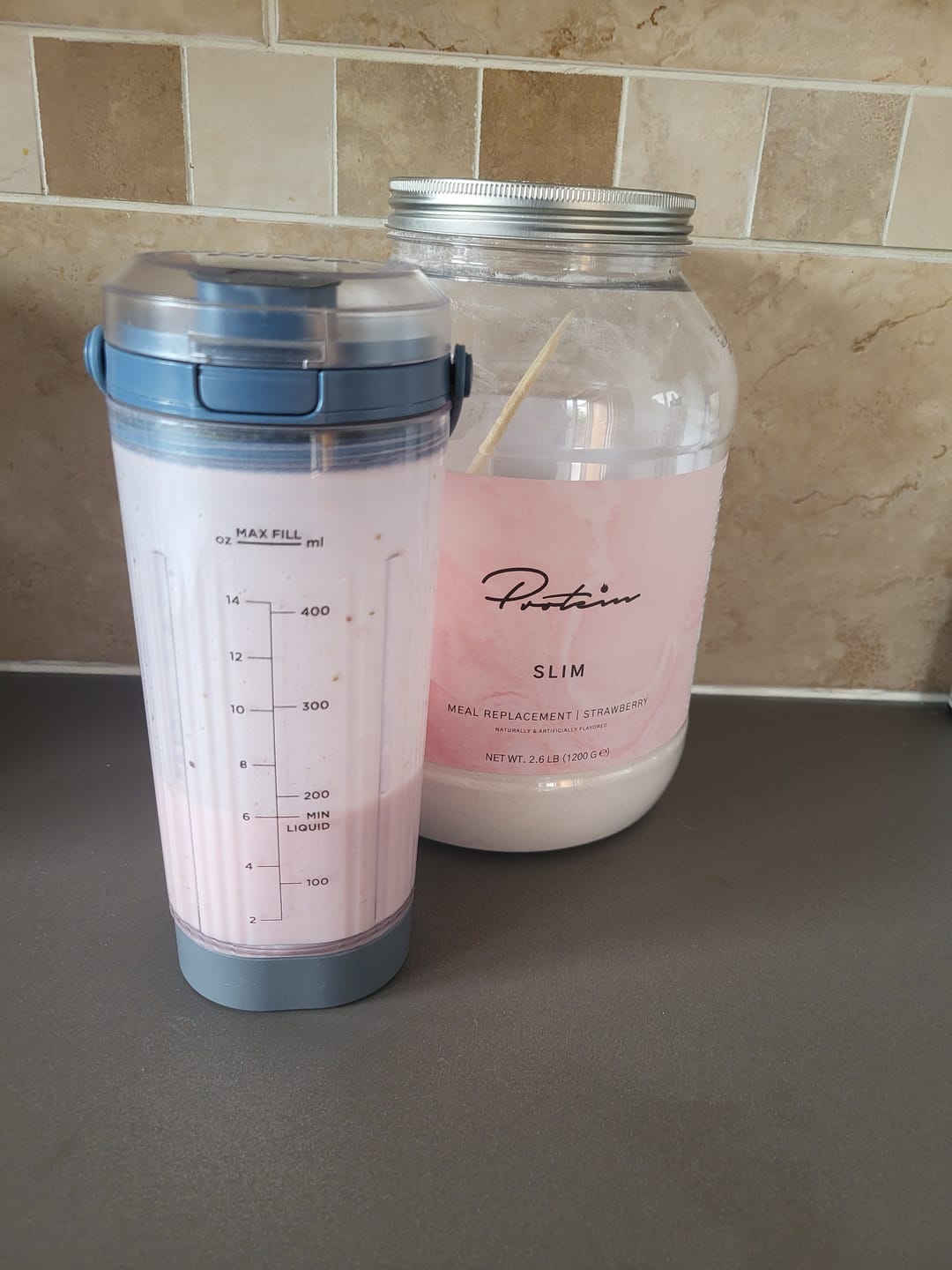 Customer photo review of Slim Meal Replacement | 34 Meals
