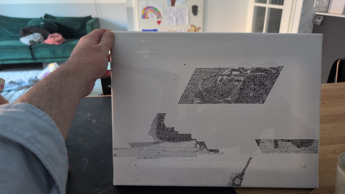 Customer photo review of Dot painting van eigen foto - gemaakt in Nederland