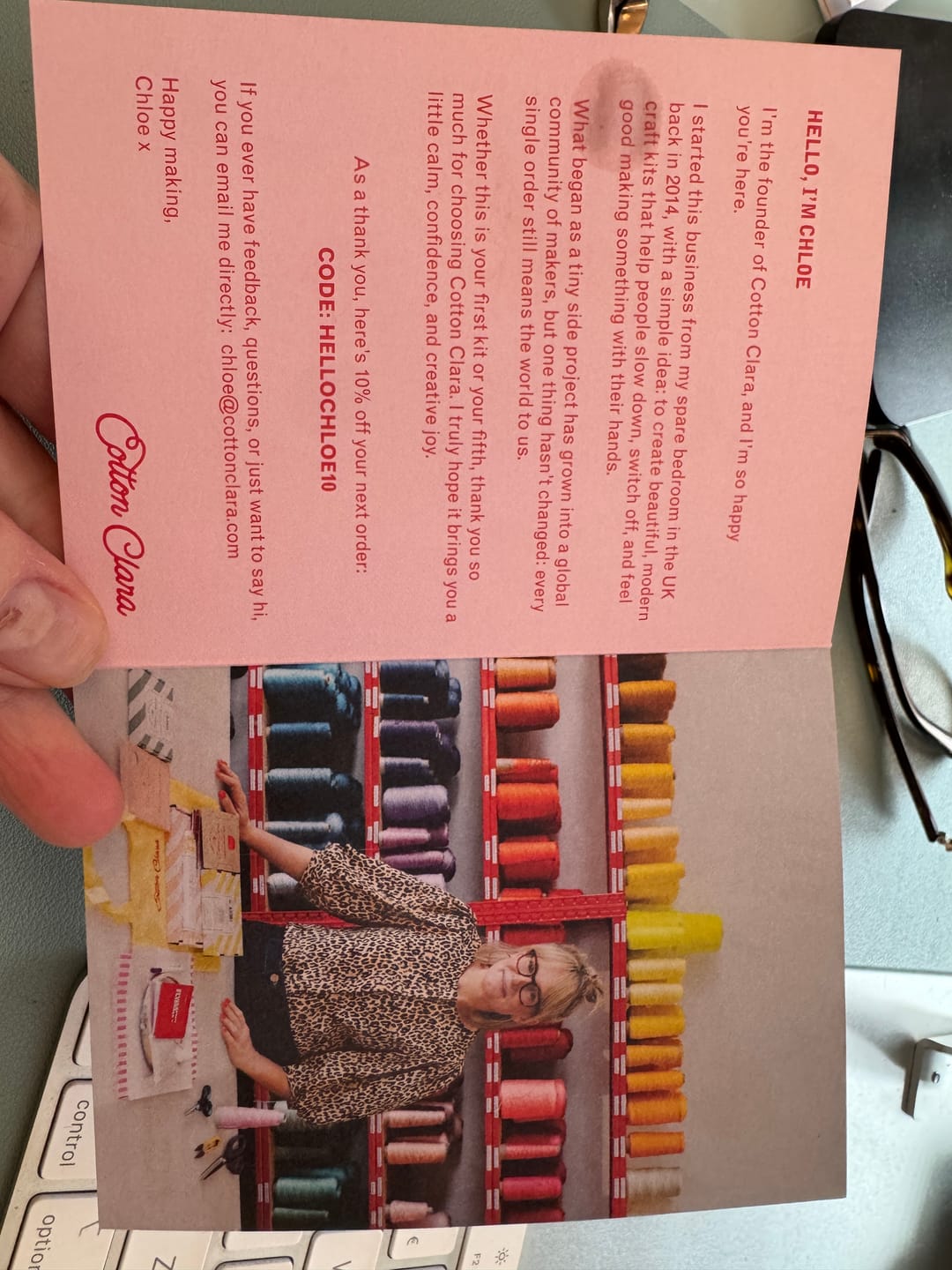 Customer photo review of Kumihimo Bracelet Kit