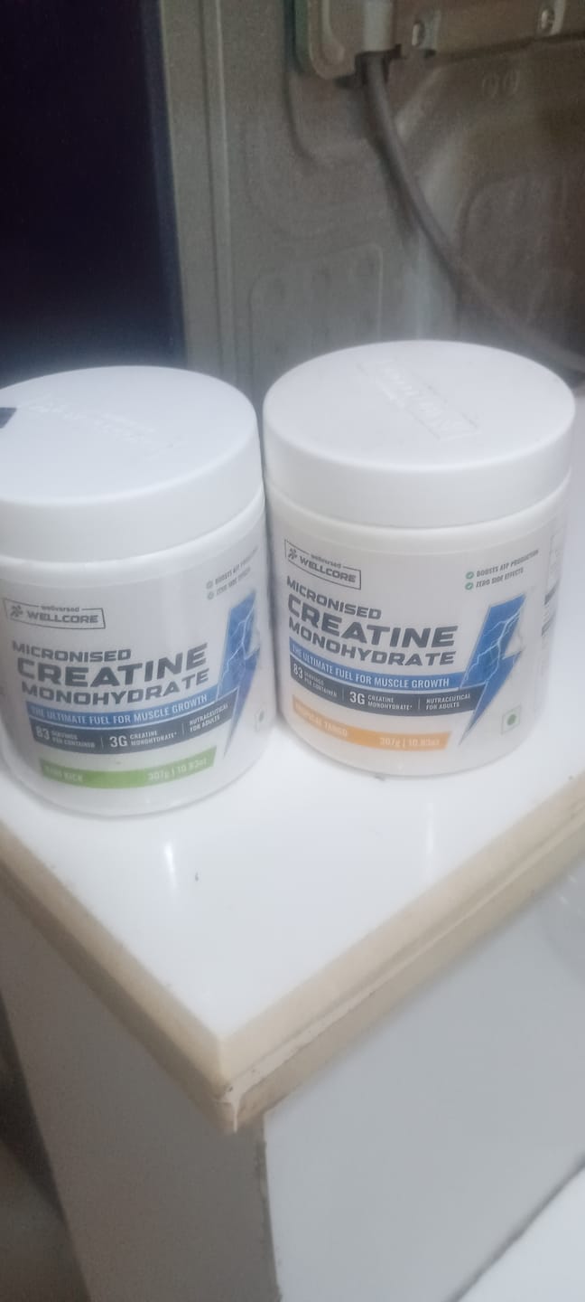 Customer photo review of Wellcore - Pure Micronised Creatine Monohydrate | Kiwi Kick (307g, 83 servings)