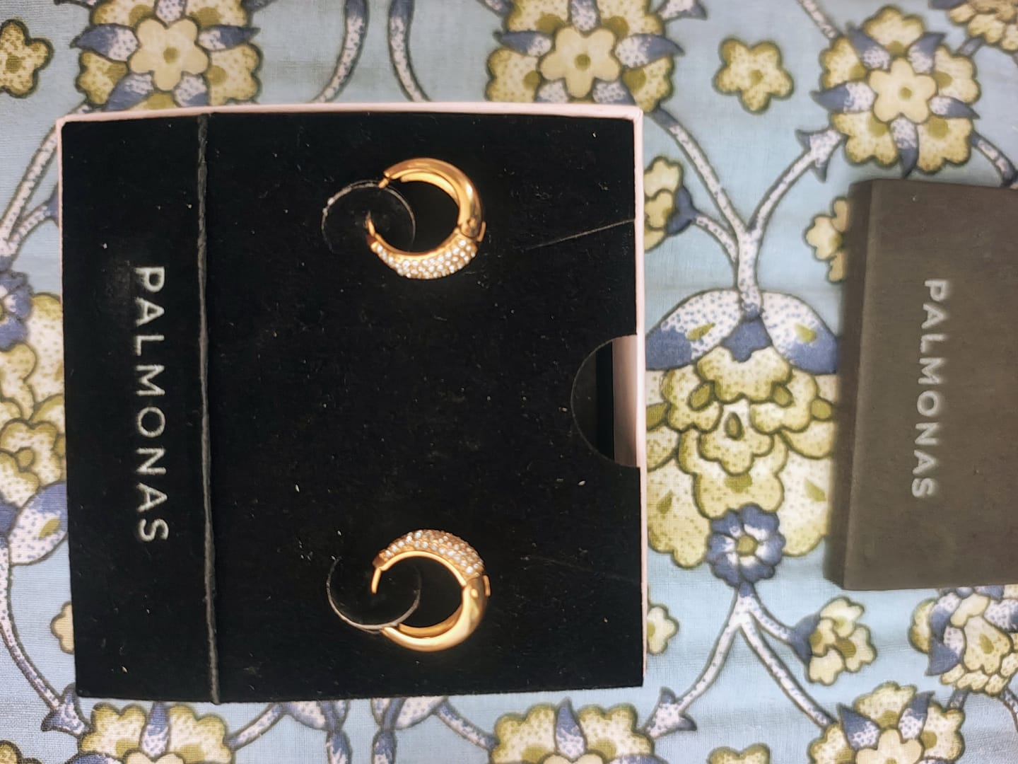 Customer photo review of Gleam Line Minimal Hug Hoops