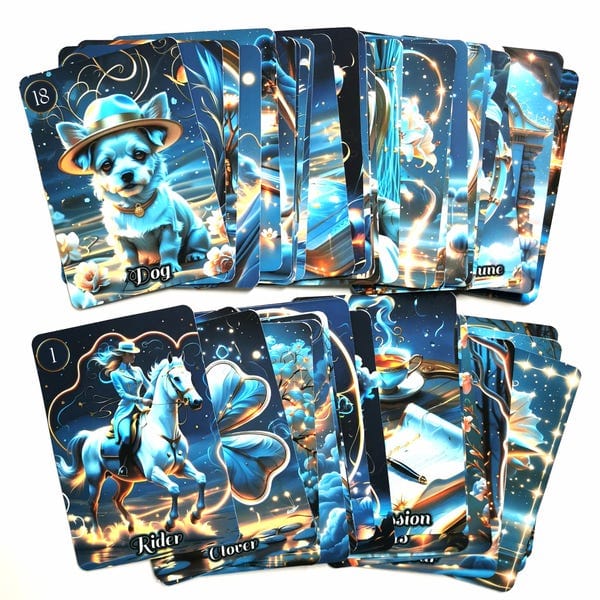 Customer photo review of Star Veil Extended Lenormand — 54 Handmade Oracle Cards for Cartomancy