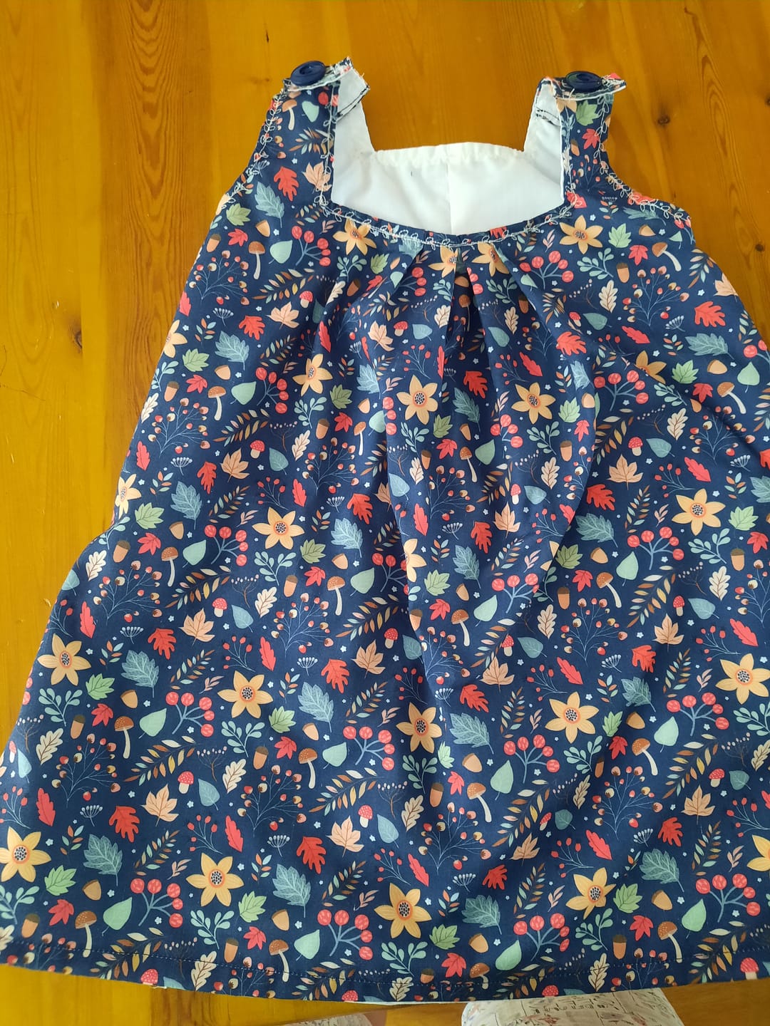 Customer photo review of Autumn Trail Polycotton Fabric