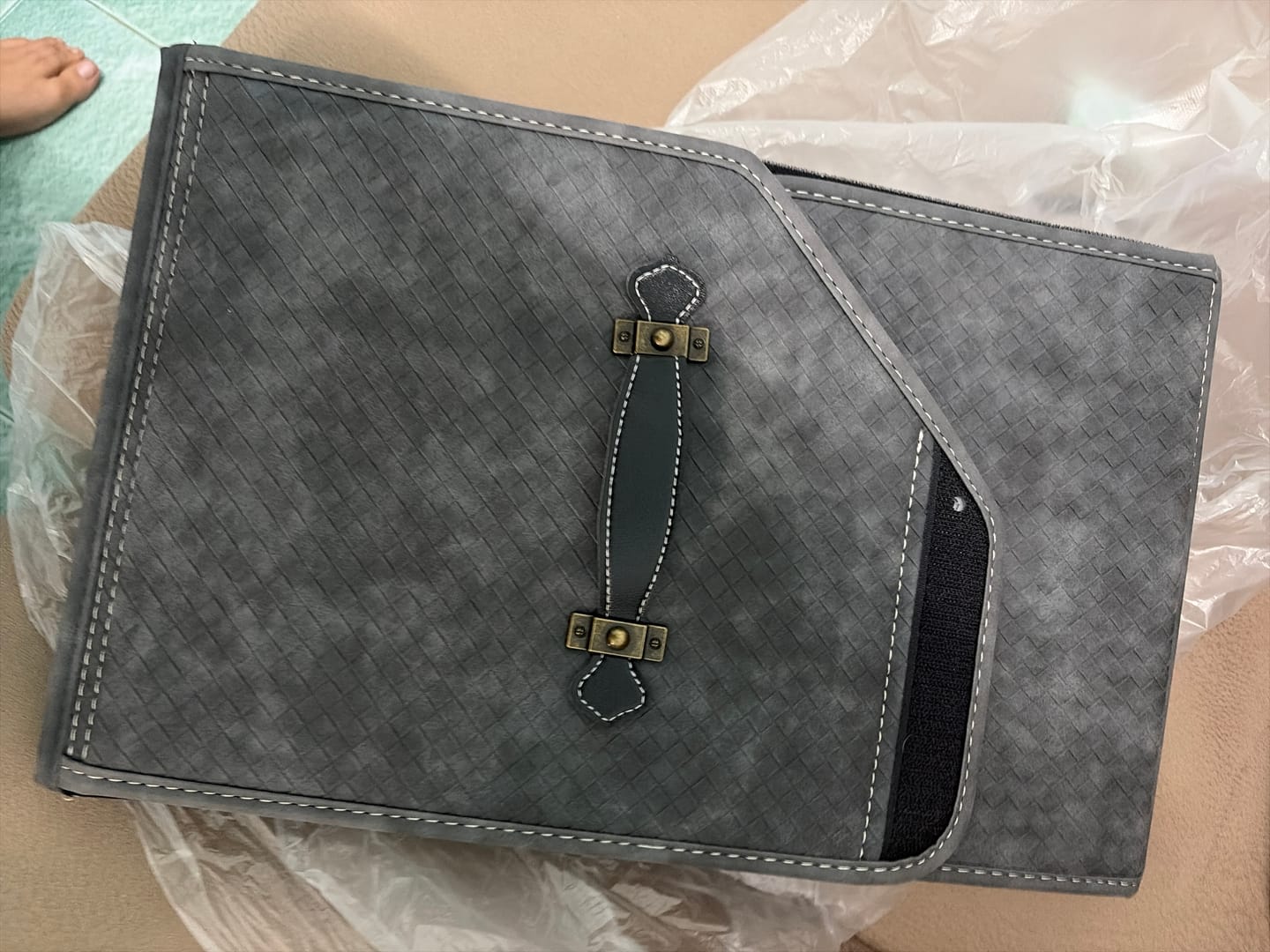 Customer photo review of Kustom Interior™ Suede Weave Trunk Organizer
