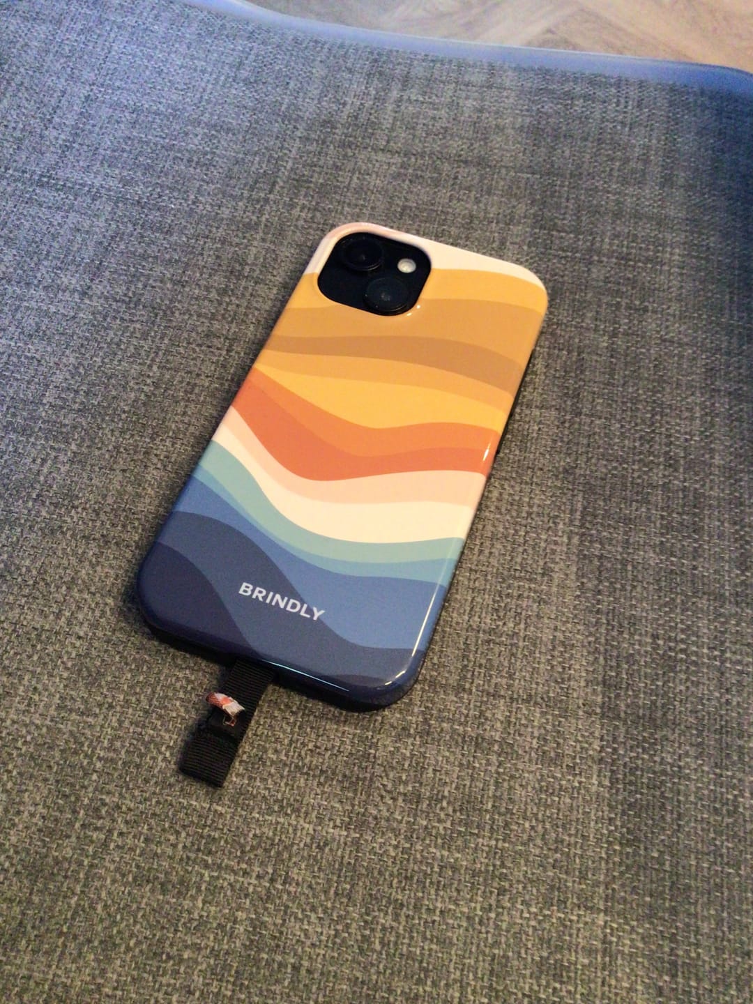 Customer photo review of Retro Sunset - Tough Phone Case