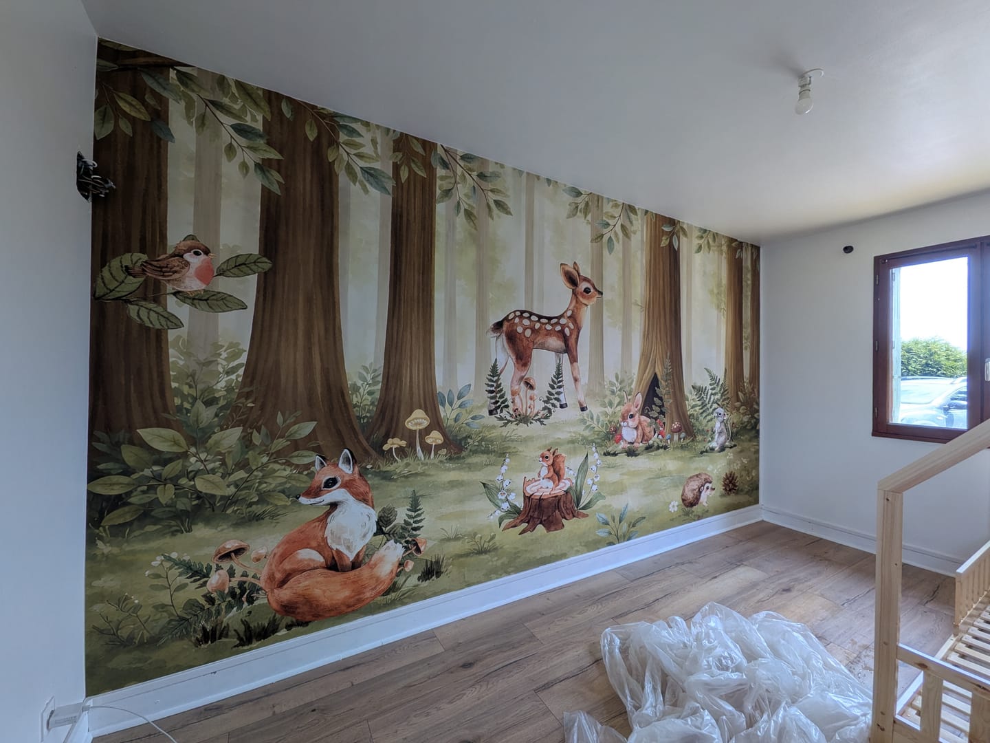 Customer photo review of Papier Peint Animaux   Forêt Peuplée