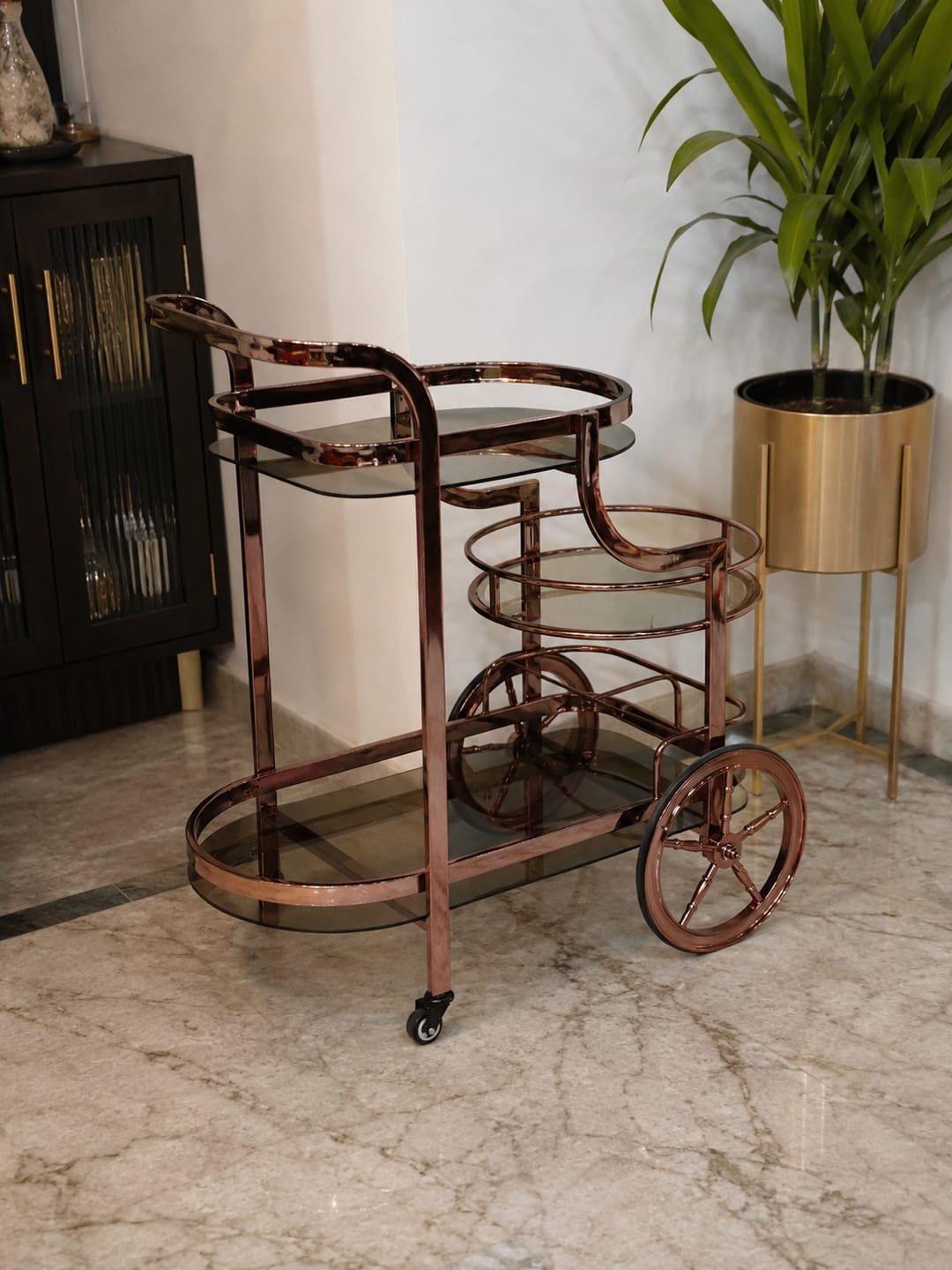 Customer photo review of Muskaan Serving Cart | Serving Trolley