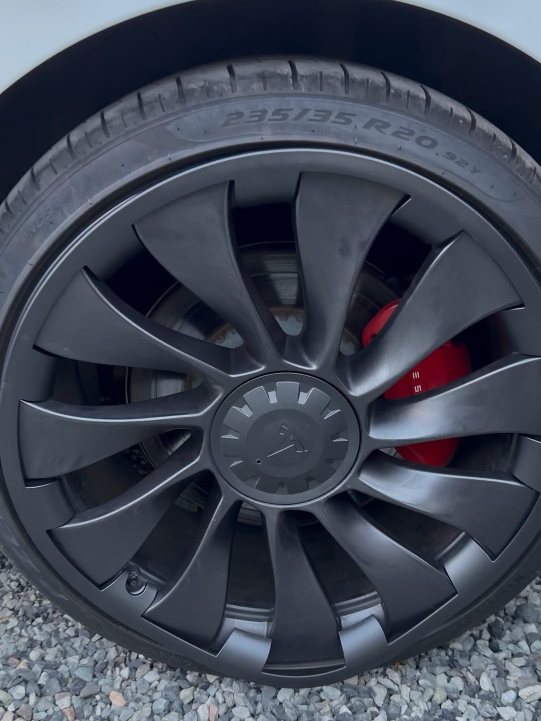 Customer photo review of Tesla All-in-one Rim Protector for Model 3 Performance 20-inch Uberturbine Wheel