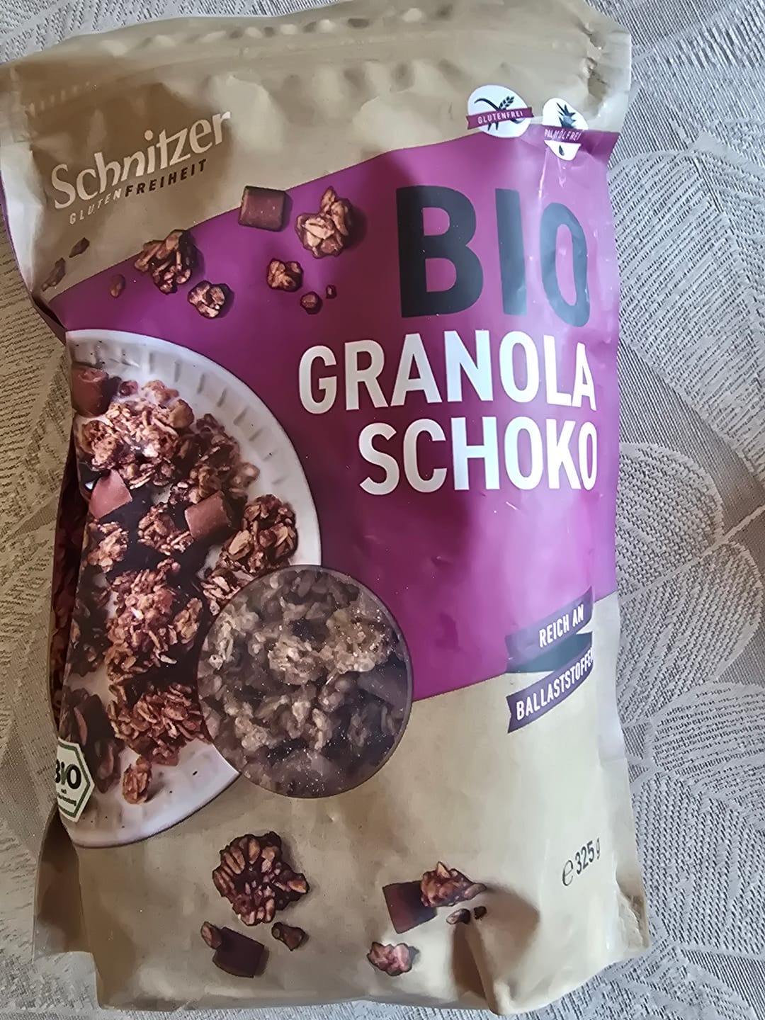 Customer photo review of Bio Granola Schoko glutenfrei