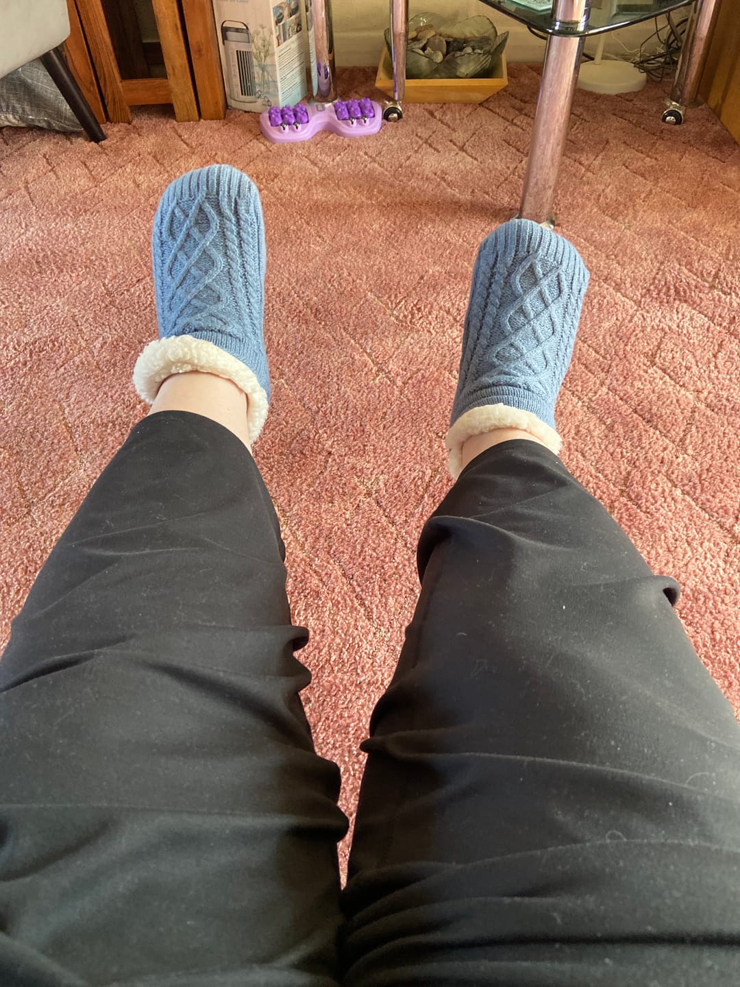 Customer photo review of Verdickte Kaschmir-Pantoffeln - CozySteps