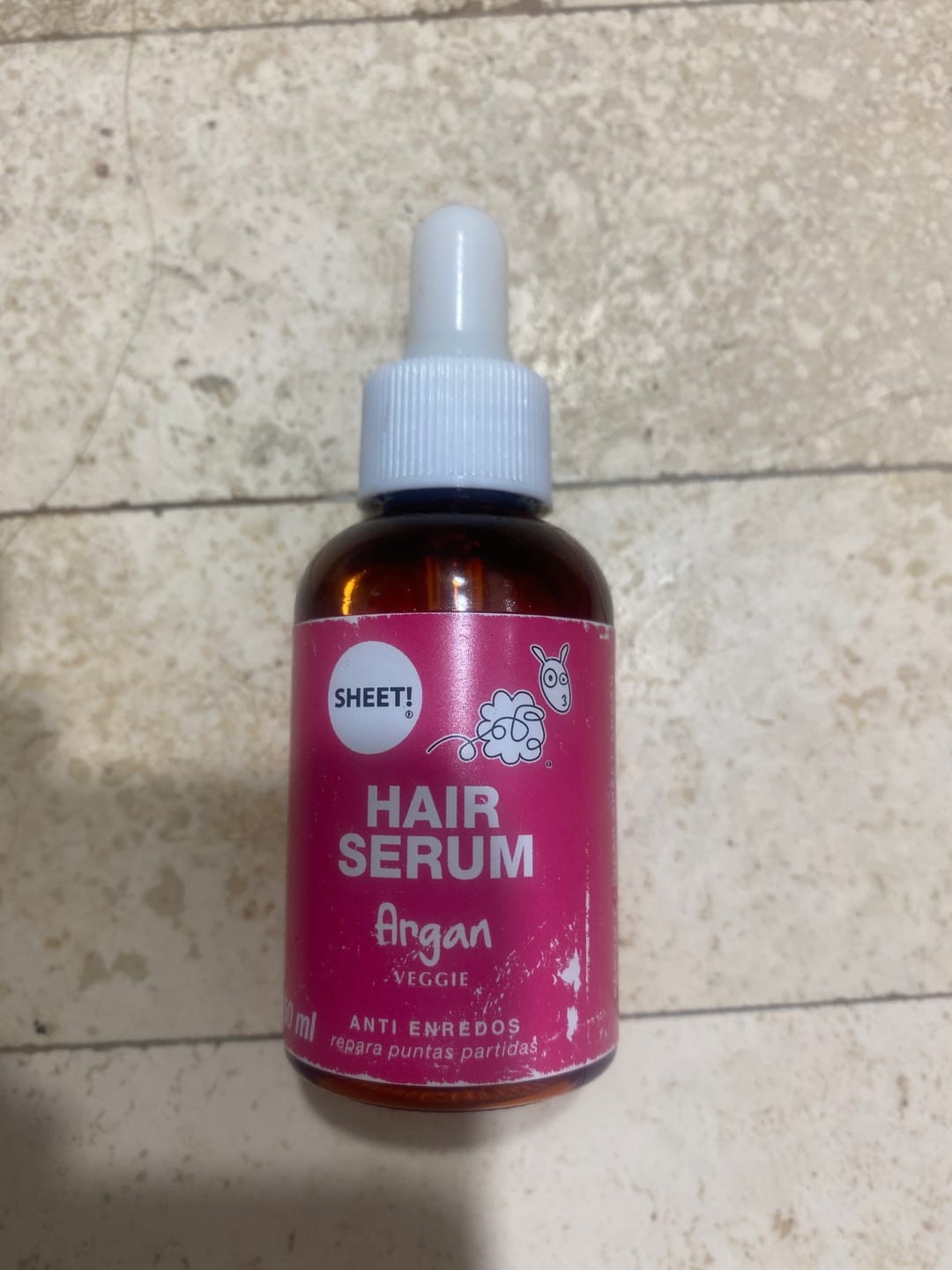 Customer photo review of Sérum para el pelo de argán: hidratación profunda y brillo