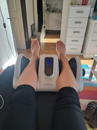 Customer photo review of Fot- og leggmassasjeapparat med fjernkontroll