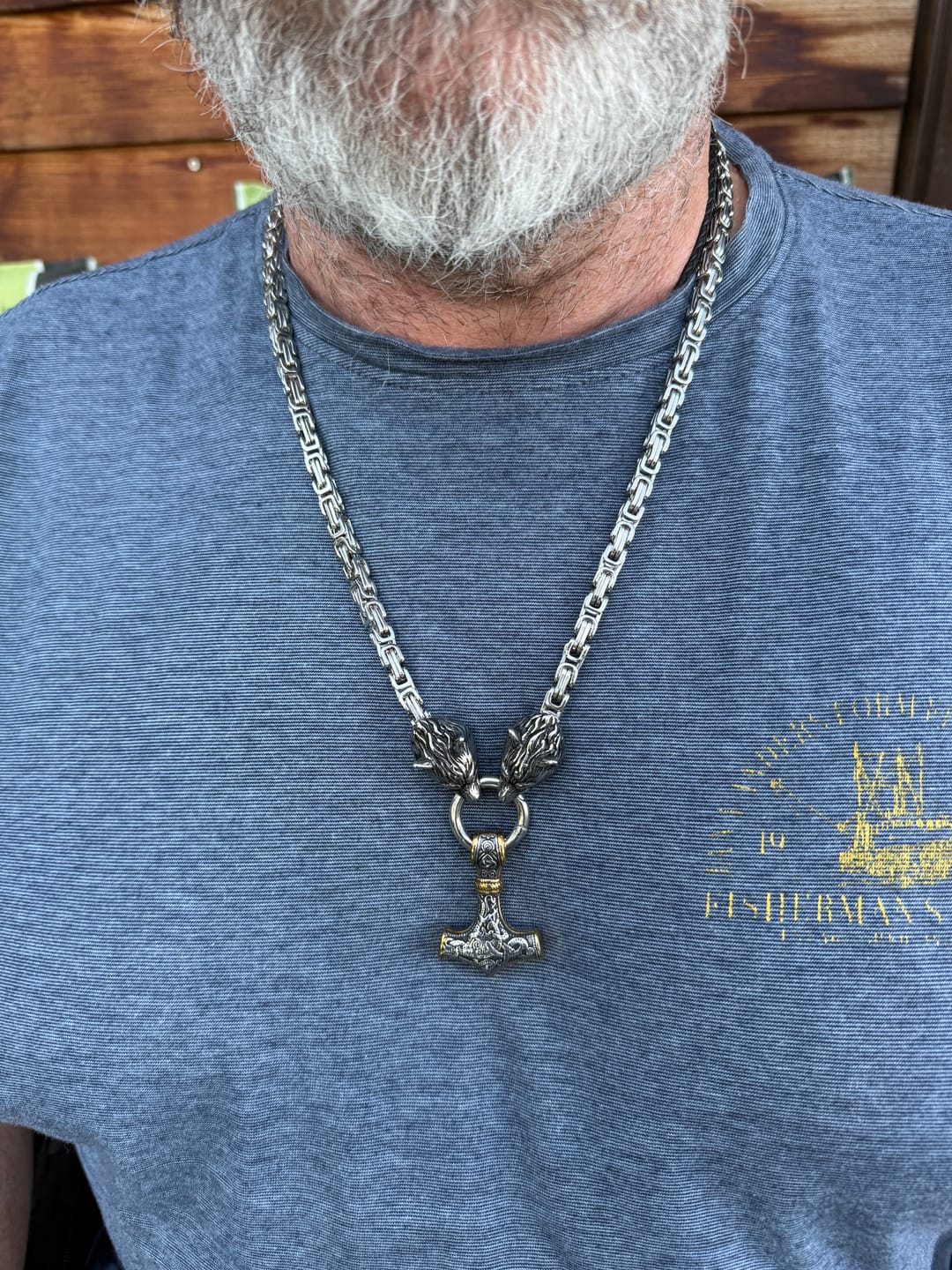 Customer photo review of Mjölnir King Chain