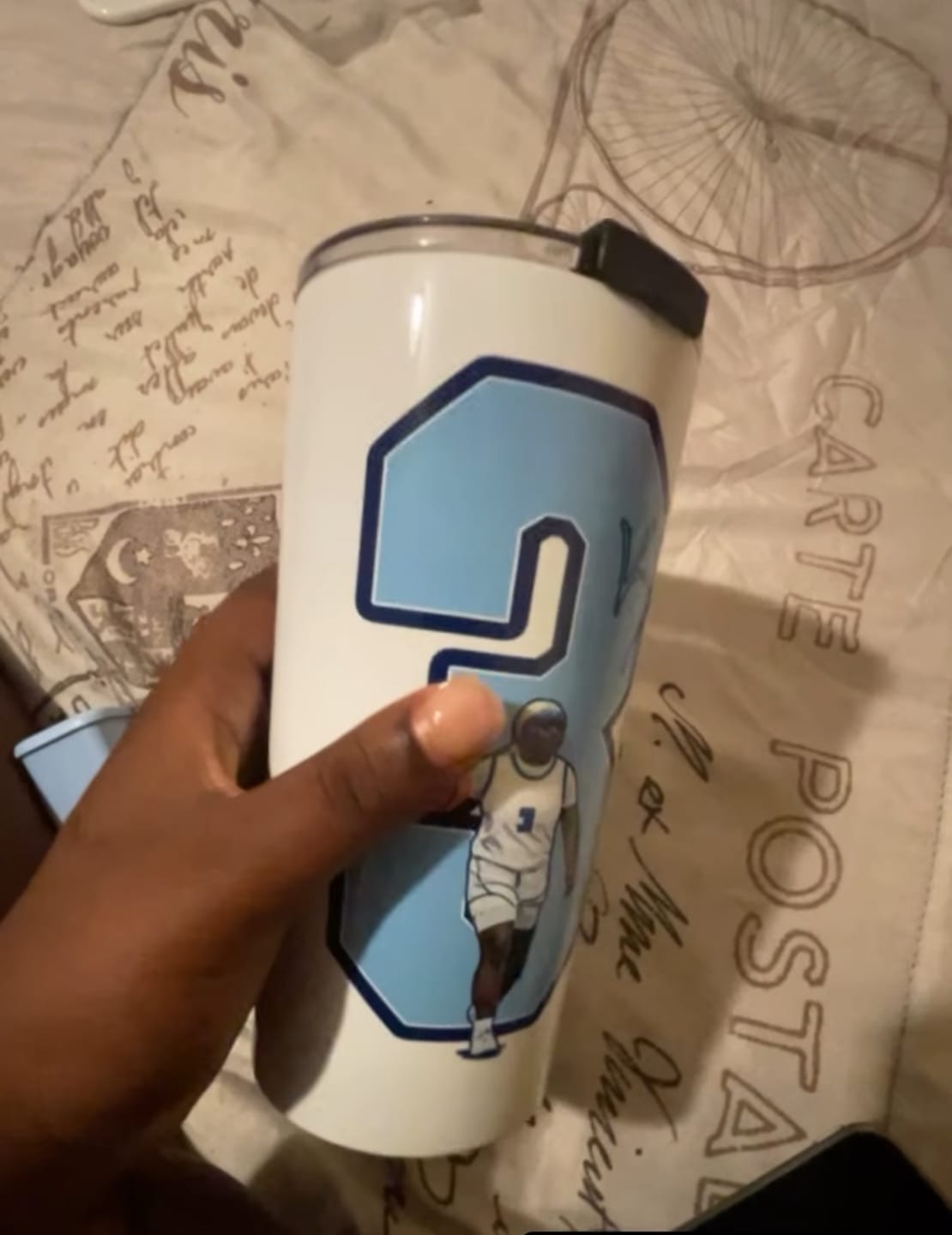 Customer photo review of Kenijah Clayton Tumbler Mug