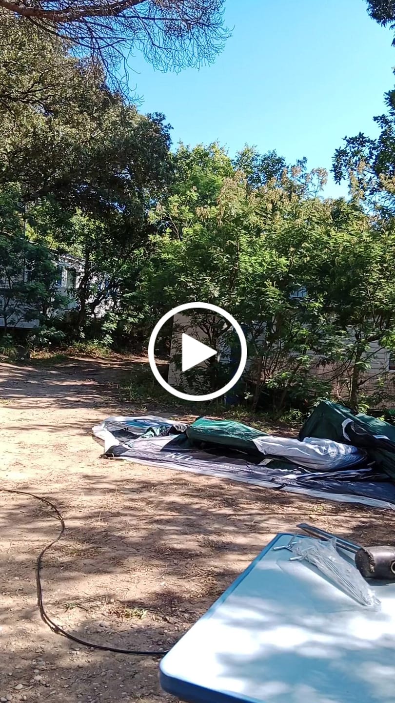 Customer video review of [PRÉ-COMMANDE] 2-Step Cabin Tent – Très grande taille + Bâche de camping OFFERTE (jusqu’à 10 personnes, FR) — Expédition avant le 16 septembre