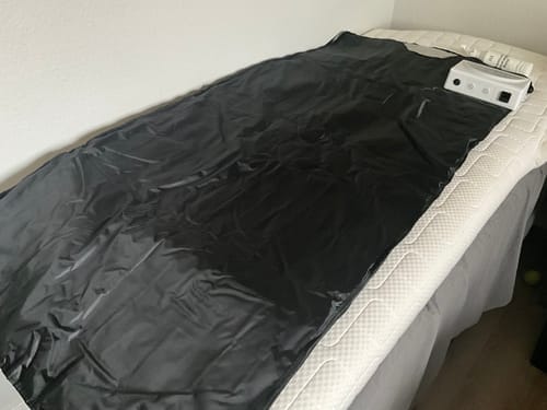 Customer photo review of Infrarødt Saunateppe 2-soner