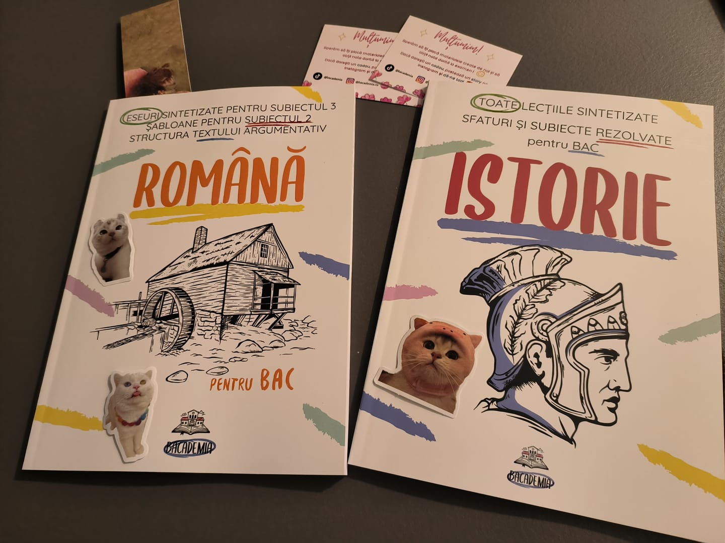 Customer photo review of Pachet Bacalaureat (Română + Istorie) Bacademia