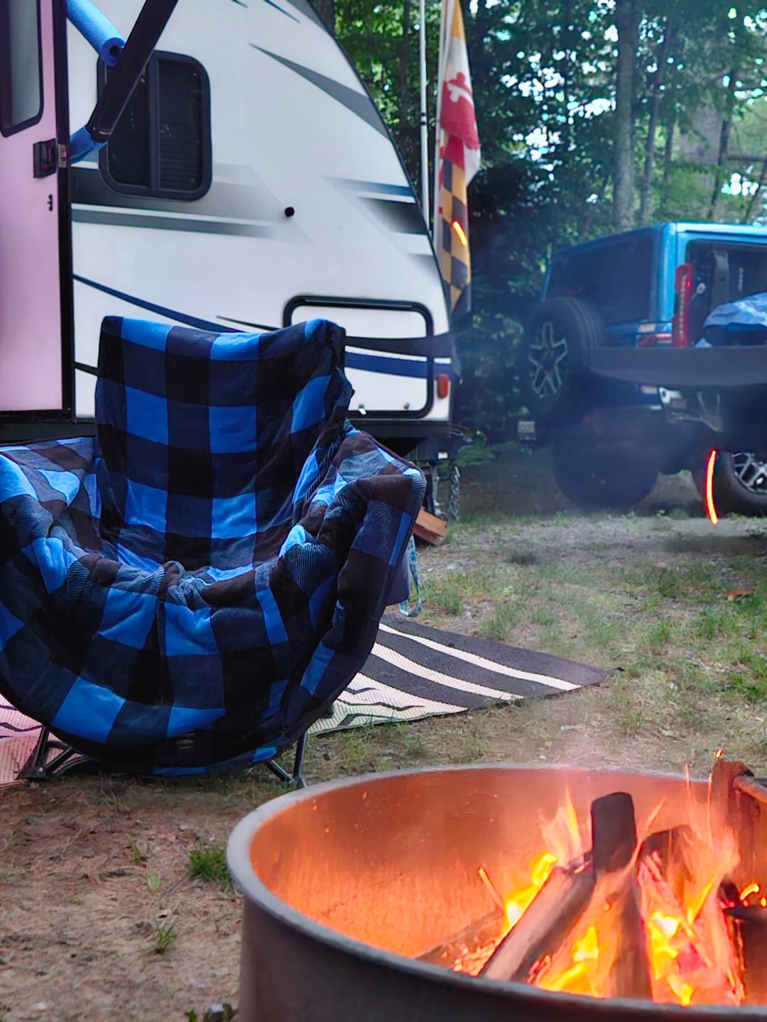 Customer photo review of The Chair Blanket
