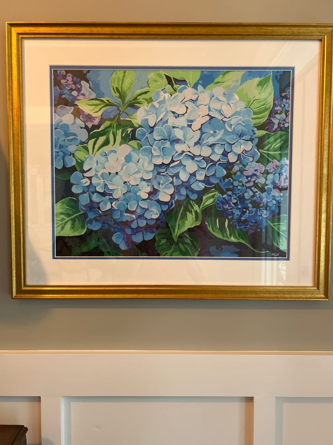 Customer photo review of Blue Hydrangea