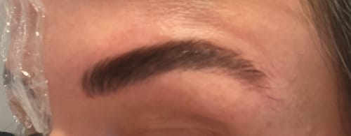 Customer photo review of Brow Lamination Kit