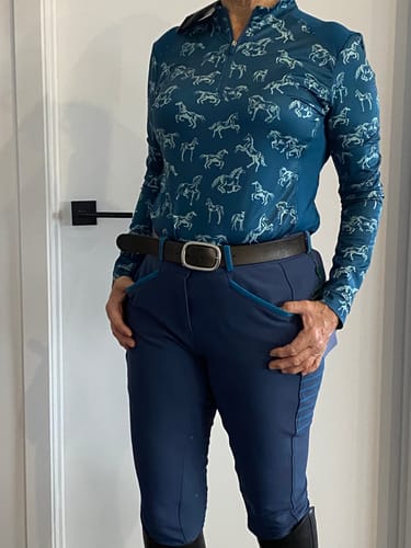 Customer photo review of Dublin Juliet Winter Full Grip Tech Breech With Phone Pocket