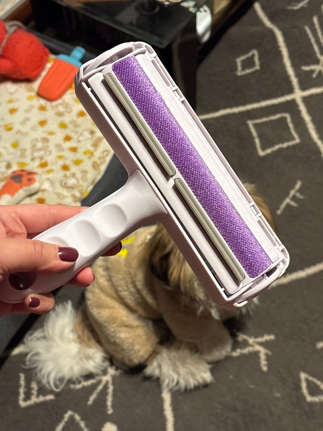 Customer photo review of Roller quita pelos THE DOGS