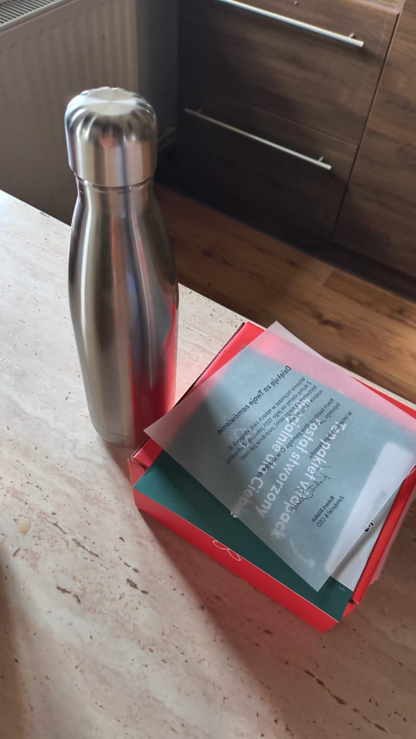 Customer photo review of Water Bottle