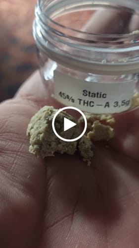 Customer video review of THC-A 45% Hash Static