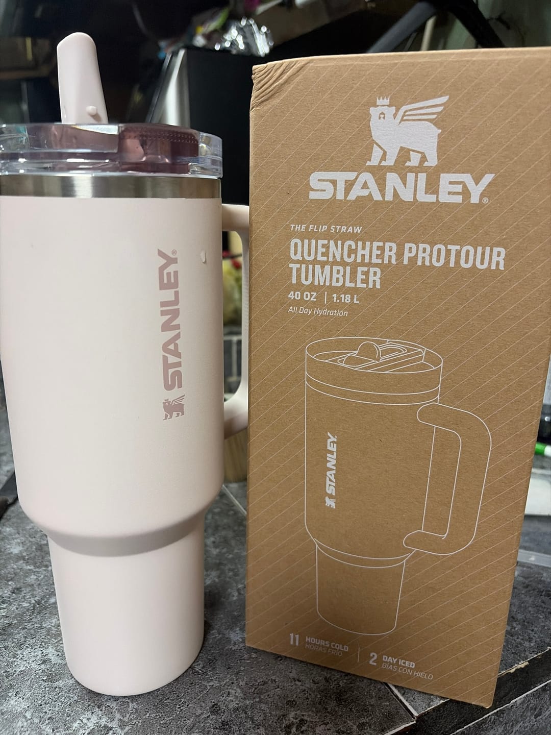 Customer photo review of Stanley Quencher ProTour Flip Straw Tumbler | 887ML