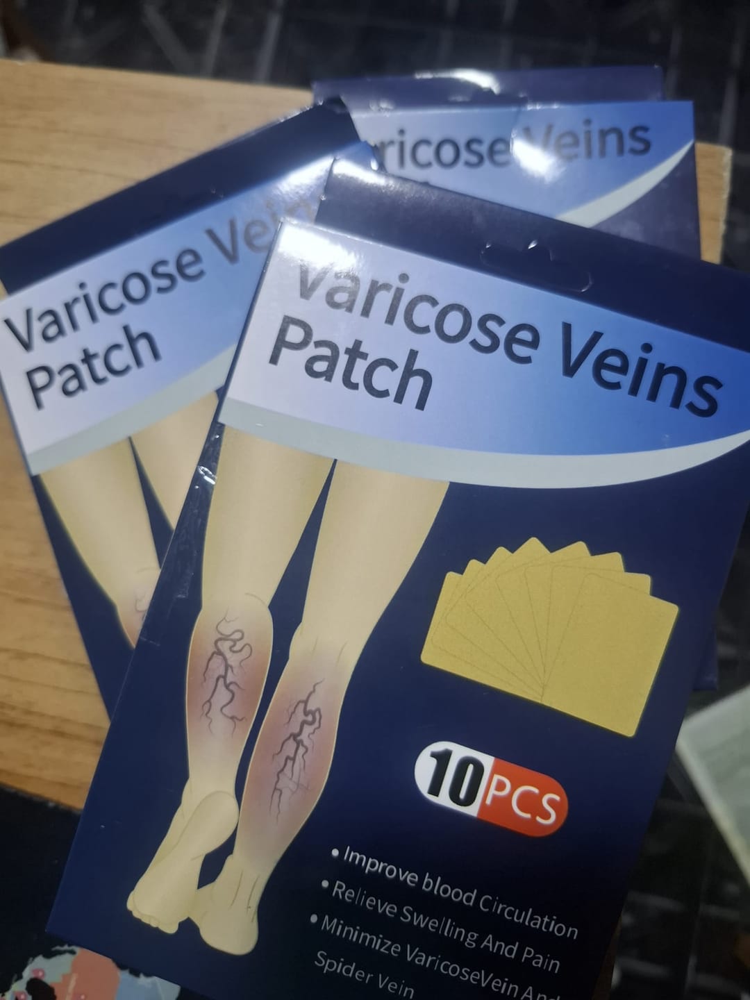 Customer photo review of Liora|Parches Circulatorios para Várices