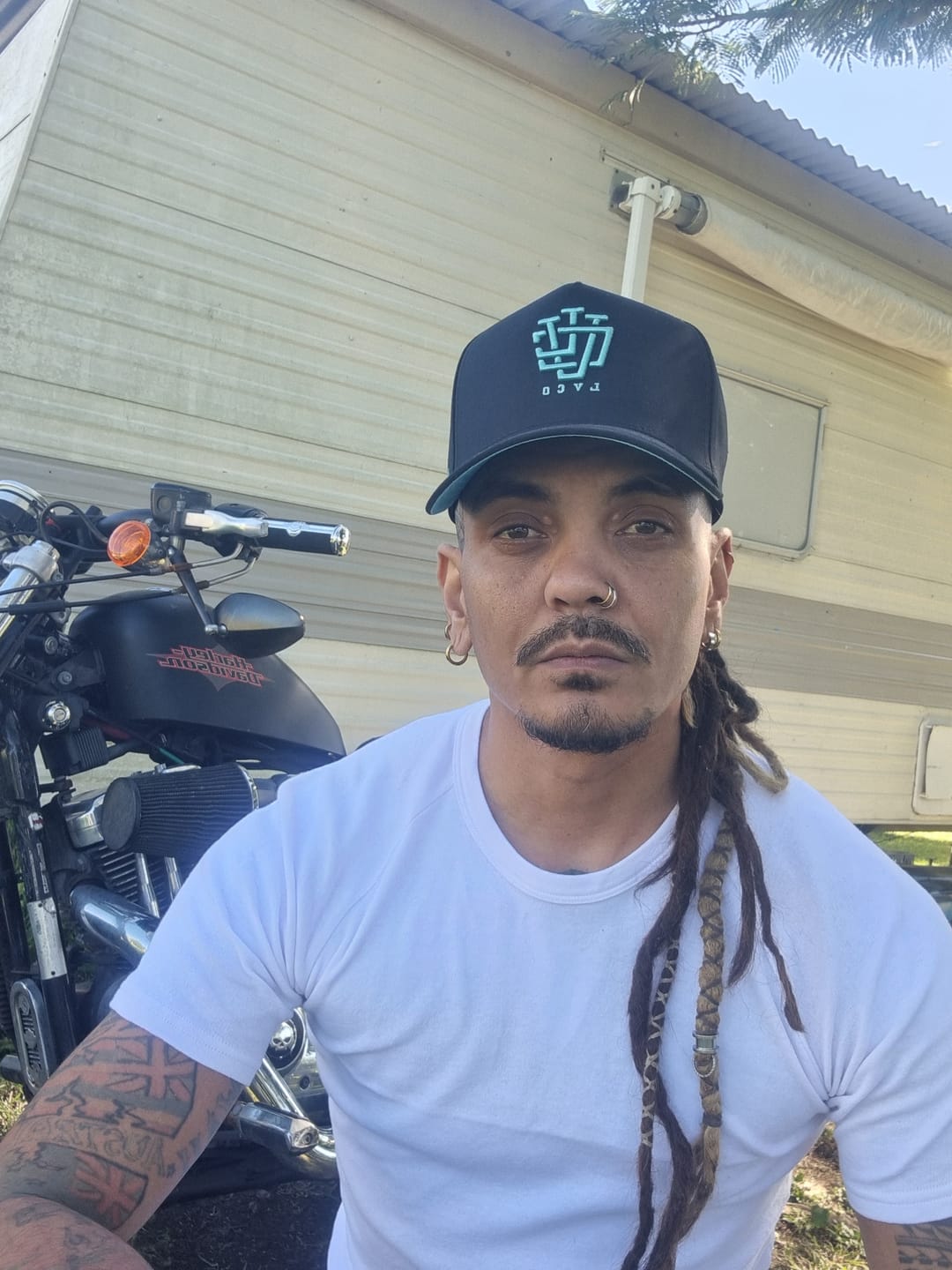 Customer photo review of Deep Fit LVCO Midnight Mint A-Frame Snapback