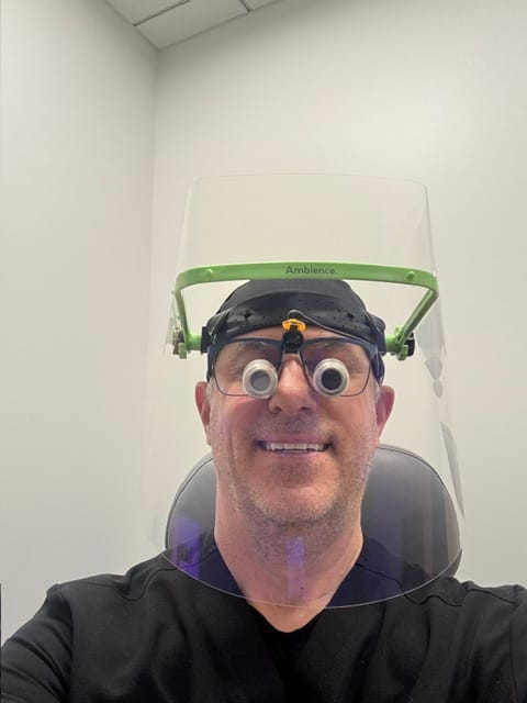 Customer photo review of The Loupe Shield