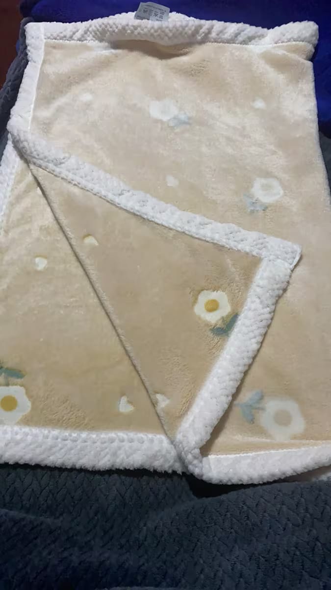 Customer photo review of Blossom Plush Baby Blanket